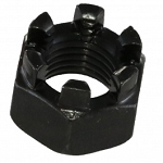 3/8 - 24 Castle Nut Black